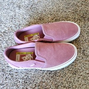 Vans slip on with memory foam!